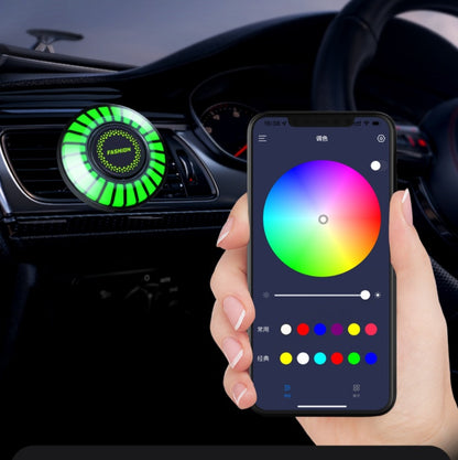 In-car Voice-activated Intelligent Music Rhythm Light